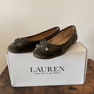 Lauren Ralph Lauren Suede Flats - Size 8